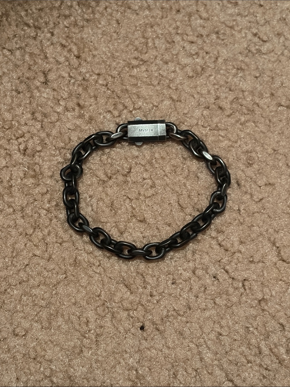 MVMT Black Chain Link Mens Bracelet